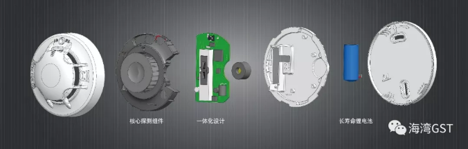 海灣NB-loT感煙探測器結(jié)構(gòu)圖