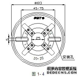 DZ-02探測(cè)器外形示意圖
